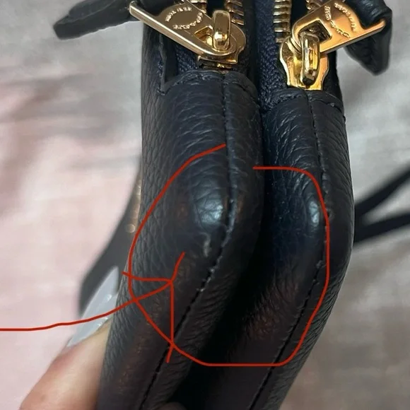 Coach Dark Navy Wristlet - Picture 12 of 13